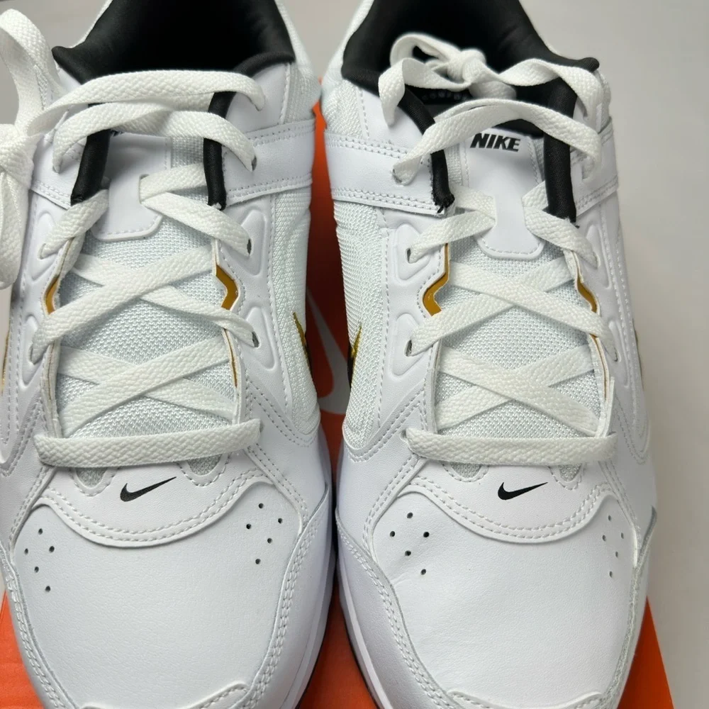 NEW - Nike Defyallday White and Gold Athletic Shoes (11.5 E)